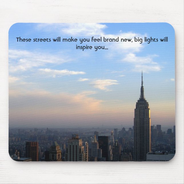 New York Skyline Mouse Pad (Front)
