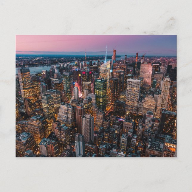 New York Skyline Postcard (Front)