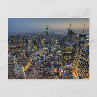 New York Skyline Postcard