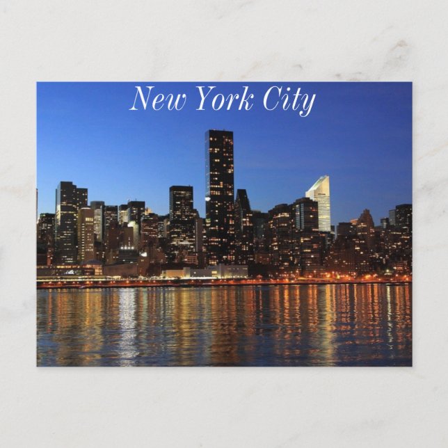 New York Skyline Postcard (Front)