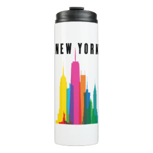New York Skyline Thermal Tumbler