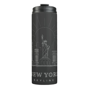 New York skyline Thermal Tumbler
