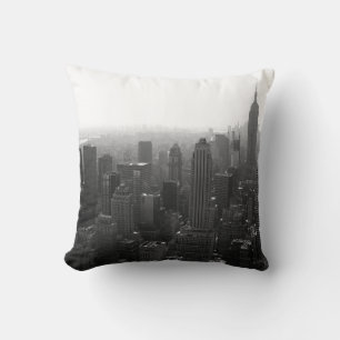 New York Skyline Throw Pillow