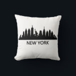 New York Skyline Throw Pillow<br><div class="desc">New York Skyline</div>