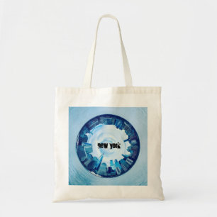 New York Skyline Tote – Custom Round City Design Bag