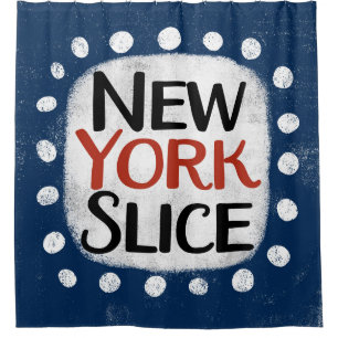 New York Slice Shower Curtain