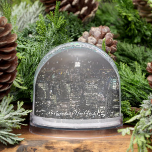 New York Snow Globe Custom NYC Empire Snowglobe