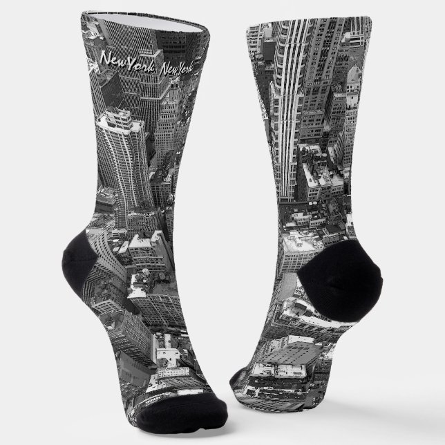 New York Socks NYC Souvenir Socks Custom (Angled)