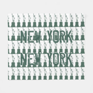 New York Souvenir Blanket Statue of Liberty Decor
