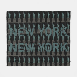 New York Souvenir Blanket Statue of Liberty Decor