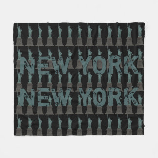New York Souvenir Blanket Statue of Liberty Decor