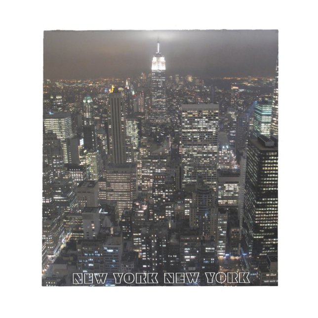 New York Souvenir Notepad Empire State Notepads (Front)