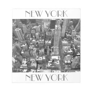 New York Souvenir Notepad Empire State View Gift
