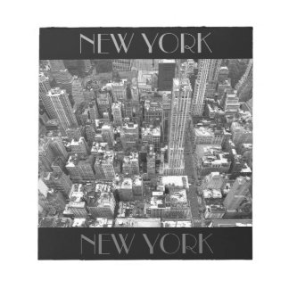 New York Souvenir Notepad Empire State View Gift