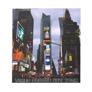 New York Souvenir Notepad NY Time Square Notepad