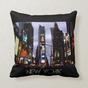 New York Souvenir NY Times Square Pillow