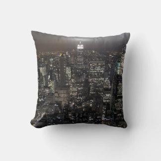 New York Souvenir Pillow NY Cityscape Pillow