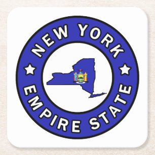 New York Square Paper Coaster