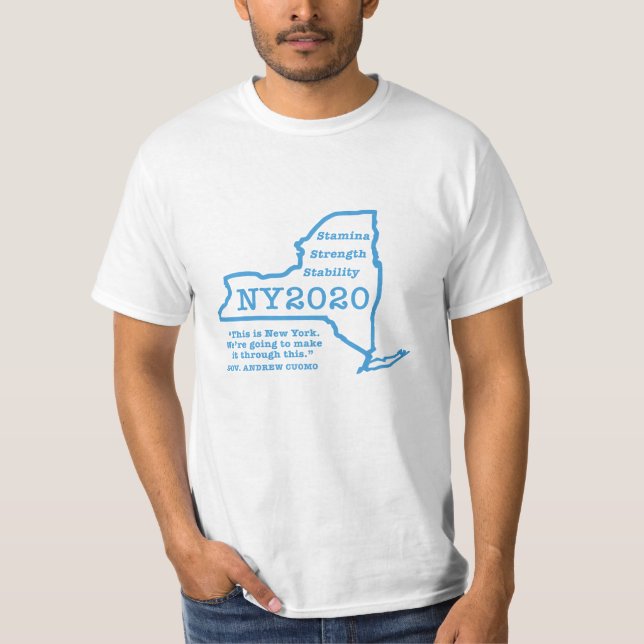 New York: Stamina, strength, stability T-Shirt (Front)