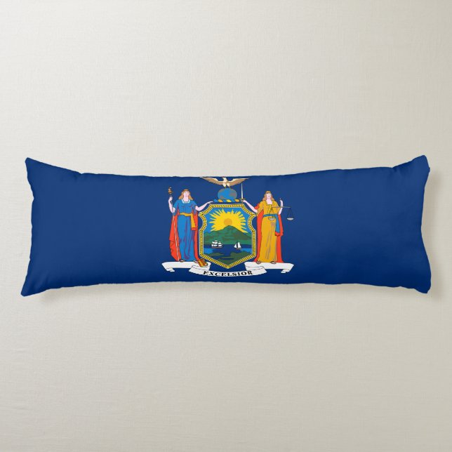New York State Flag Body Pillow (Front)