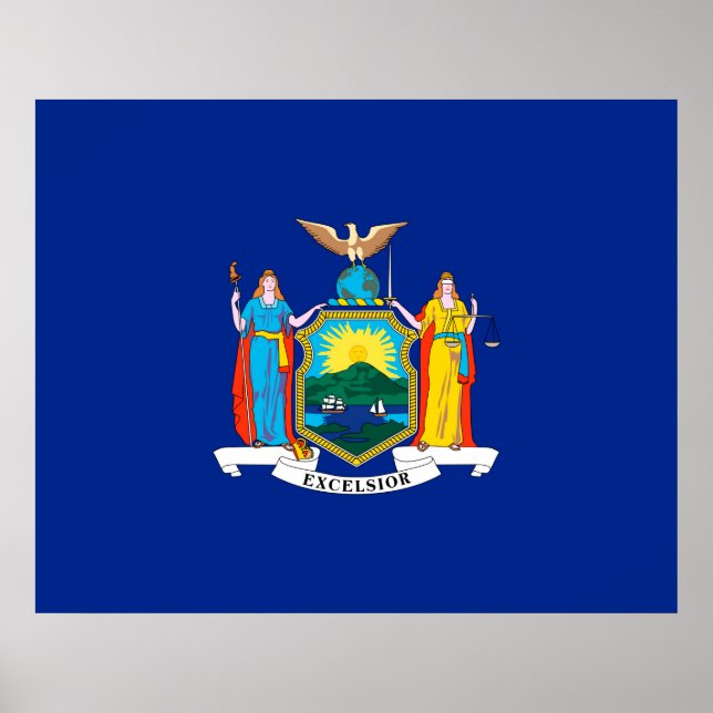 New York State Flag Design Decor (Front)