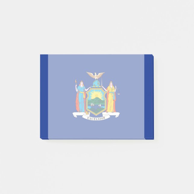 New York State Flag Design Decor Post-it Notes (Front)