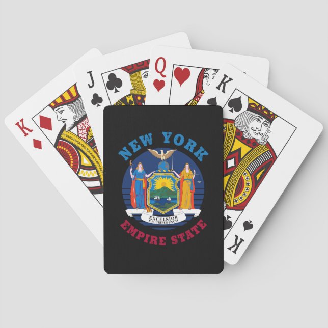 NEW YORK STATE FLAG PLAYING CARDS (Back)
