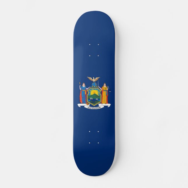 New York State Flag Skateboard (Front)
