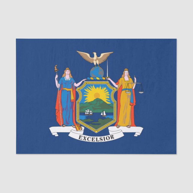 New York State Flag Tissue Paper (Front)