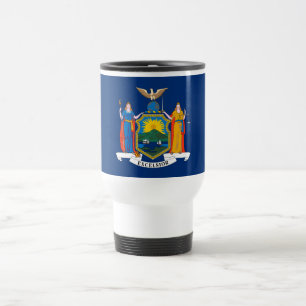 New York State Flag Travel Mug