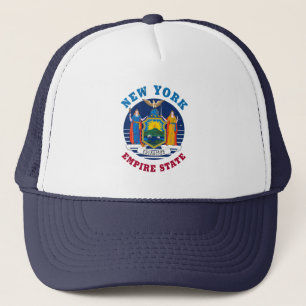 NEW YORK STATE FLAG TRUCKER HAT