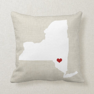 New York State Pillow Personalized