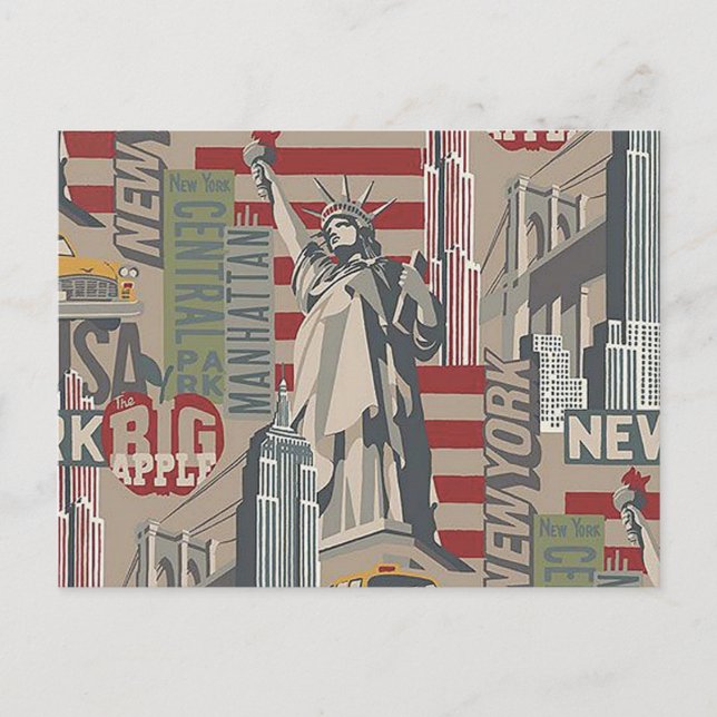 New York State Postcard (Front)