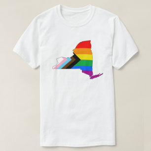 New York State Pride LGBTQ Progress Pride T-Shirt