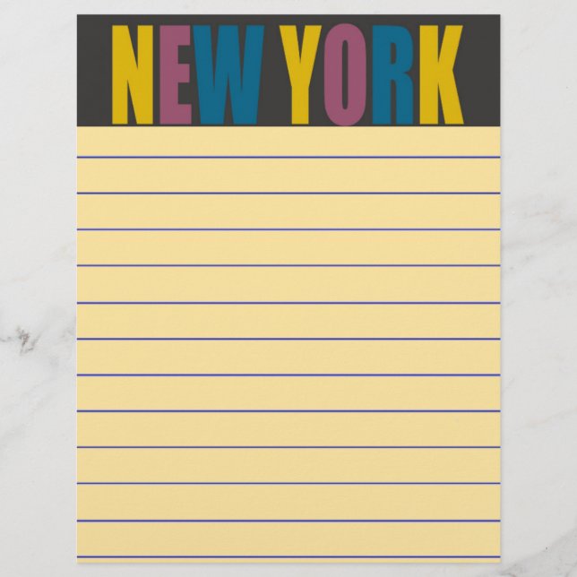 New York Stationery (Front)