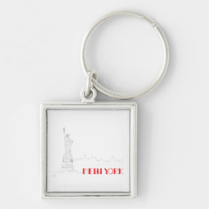 New-York, Statue-of-Liberty Cool Keychain