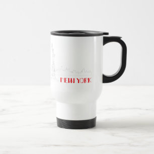 New-York, Statue-of-Liberty Cool Travel Mug