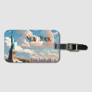New York Statue of Liberty Luggage Tag