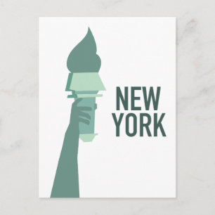 New York Statue of Liberty Postcard