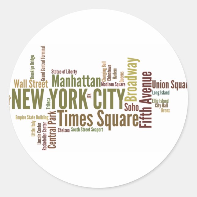 New York Sticker (Front)