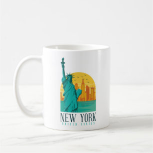 New York Stylish Skyline Coffee Mug