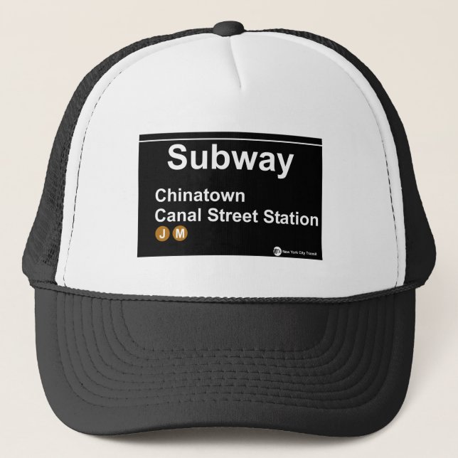 New York Subway Station Trucker Hat (Front)