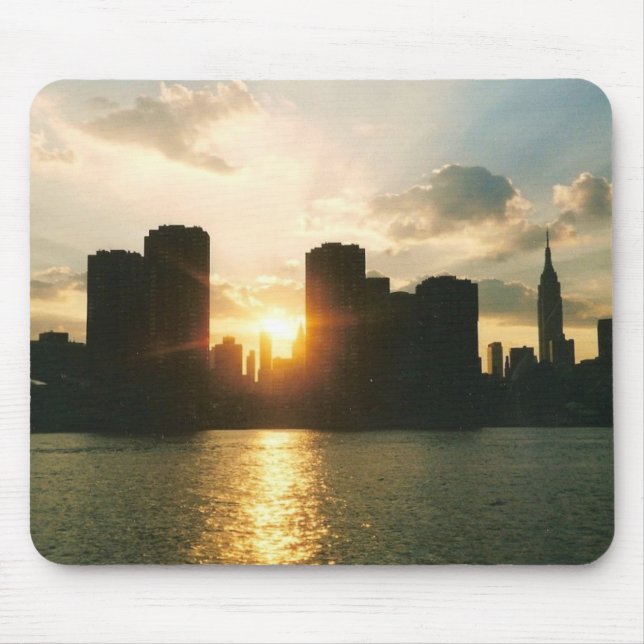 New York Sunset Mouse Pad (Front)