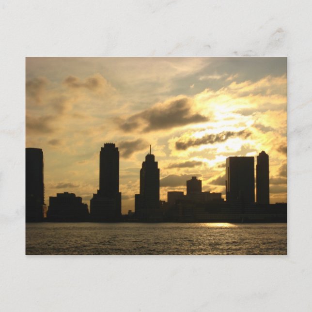 New York Sunset Postcard (Front)