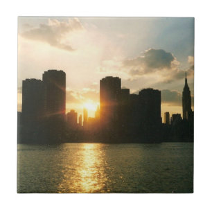 New York Sunset Tile