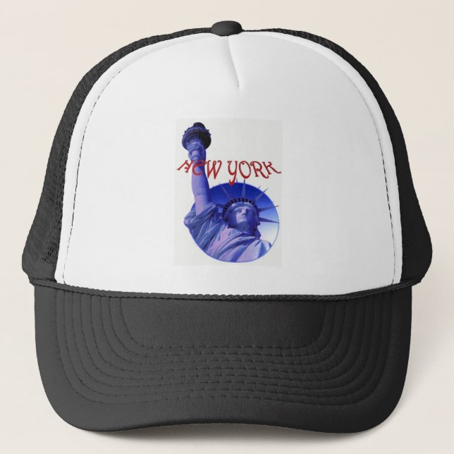 new york t shirt trucker hat (Front)