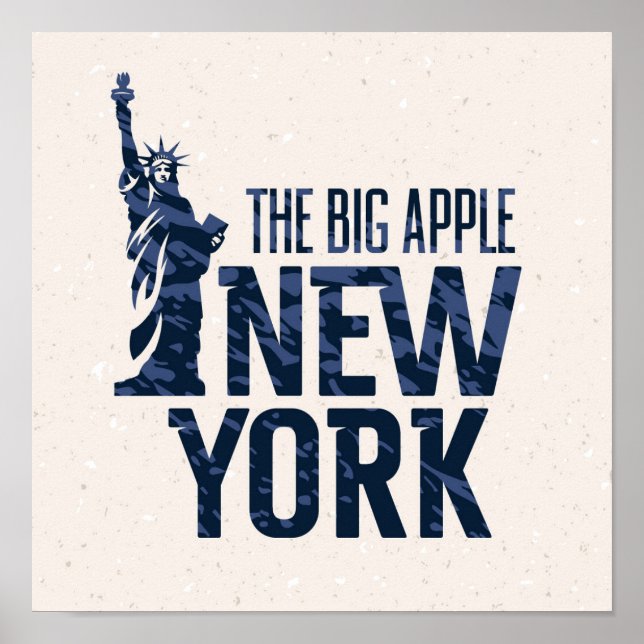 New York | The Big Apple Poster (Front)