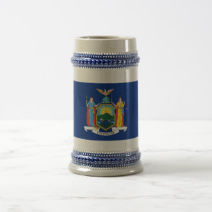 New York: The Empire State, Home Big Apple Flag Beer Stein