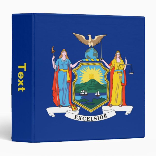 New York: The Empire State, Home Big Apple Flag Binder (Front/Spine)
