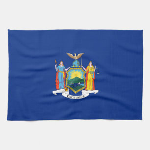 New York: The Empire State, Home Big Apple Flag Kitchen Towel